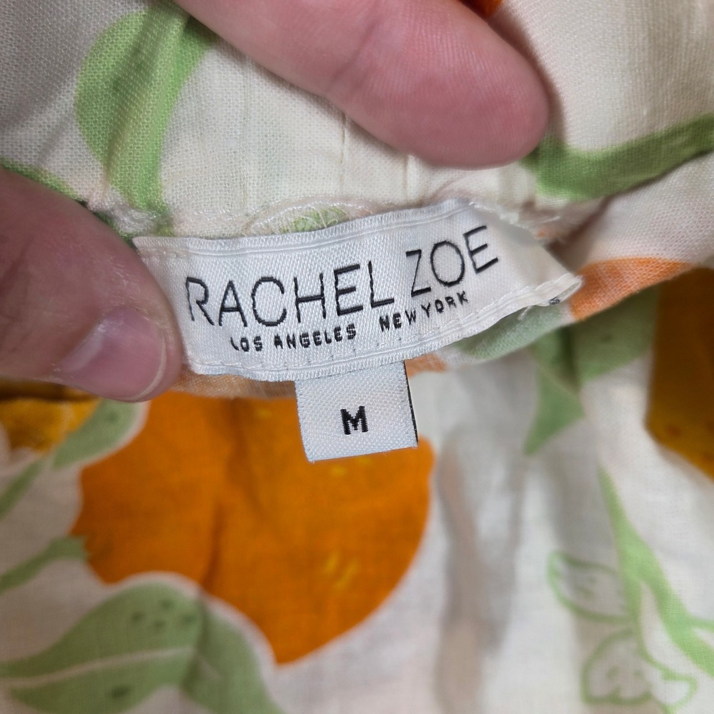 Rachel Zoe Mediterranean Citrus Fruit Print Crop Top & Tiered Midi Skirt Set - Picture 4 of 6